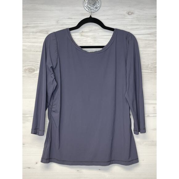 Women's Short Sleeve Top - Purple - Picture 9 of 9